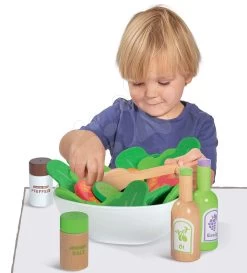 Holzsalat In Einer Salat Schale Eichhorn 28 Teile Mit Küchenzubehör