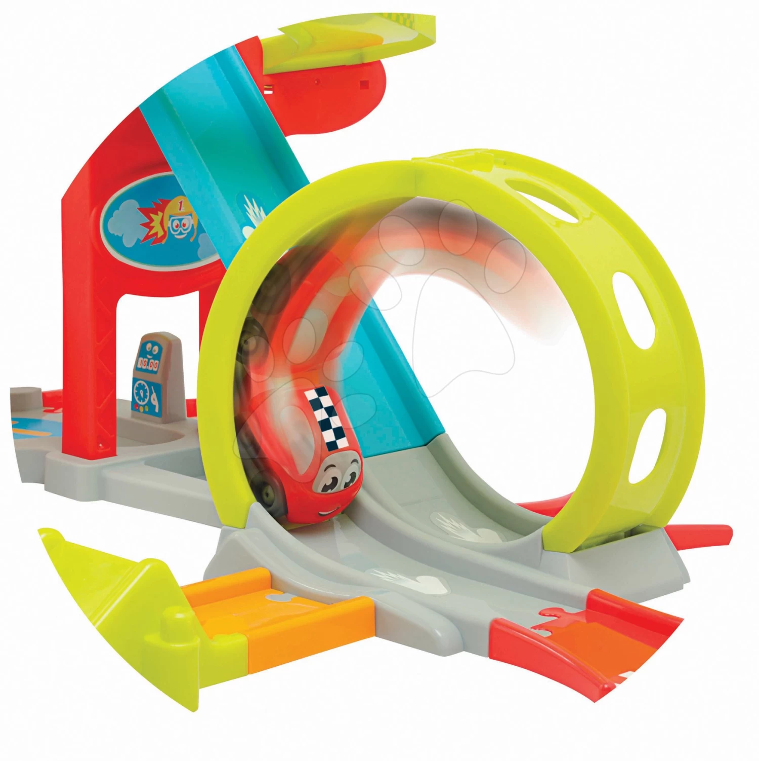 Set Küche Mit Technischer Ausstattung Tech Edition Smoby Elektronisch Mit Einer Springenden Autobahn Mit 12 Autos – Bild 11