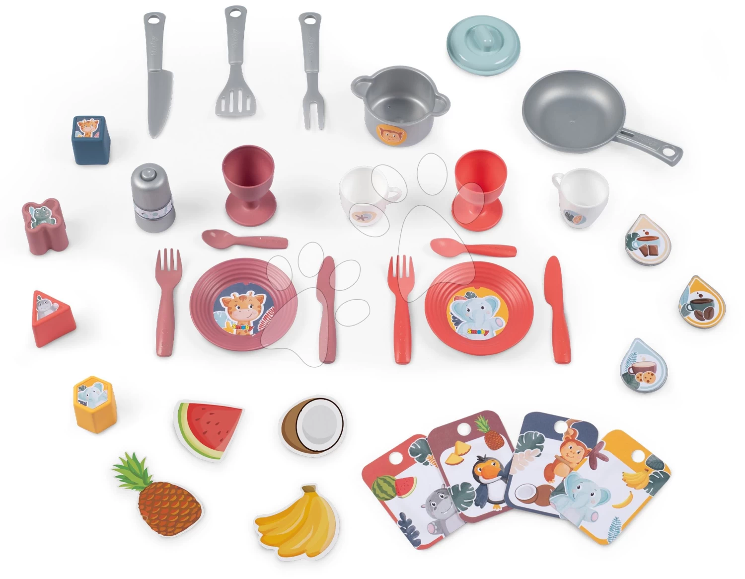 Didaktische Spielküche Für Die Kleinsten Cooky Kitchen Little Smoby Mit Würfeln Und Geschirr Für Die Spielküche Ab 18 Monaten SM140305