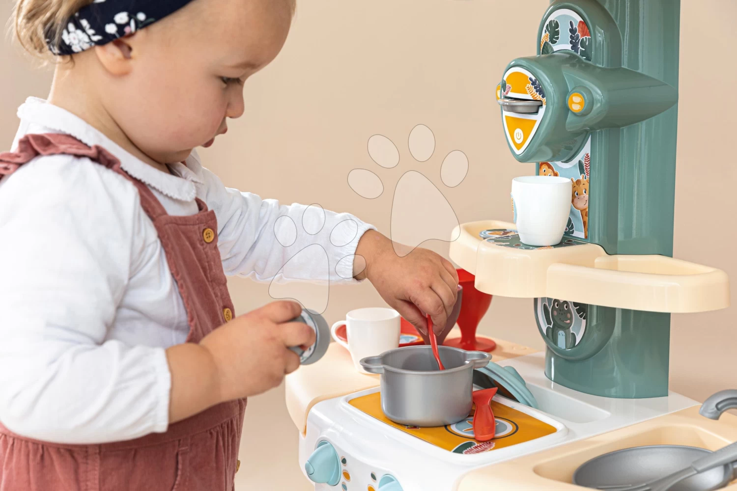 Didaktische Spielküche Für Die Kleinsten Cooky Kitchen Little Smoby Mit Würfeln Und Geschirr Für Die Spielküche Ab 18 Monaten SM140305 – Bild 2