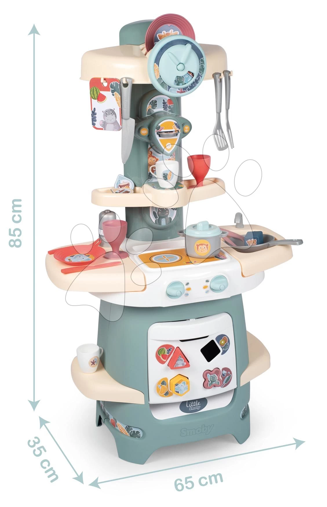 Didaktische Spielküche Für Die Kleinsten Cooky Kitchen Little Smoby Mit Würfeln Und Geschirr Für Die Spielküche Ab 18 Monaten SM140305 – Bild 10