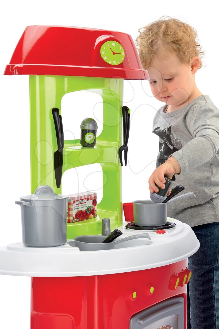 ECOIFFIER Küche Tradition Écoiffier Mit 19 Zubehörteilen Und Einer Höhe Von 80 Cm Ab 12 Monaten – Bild 2