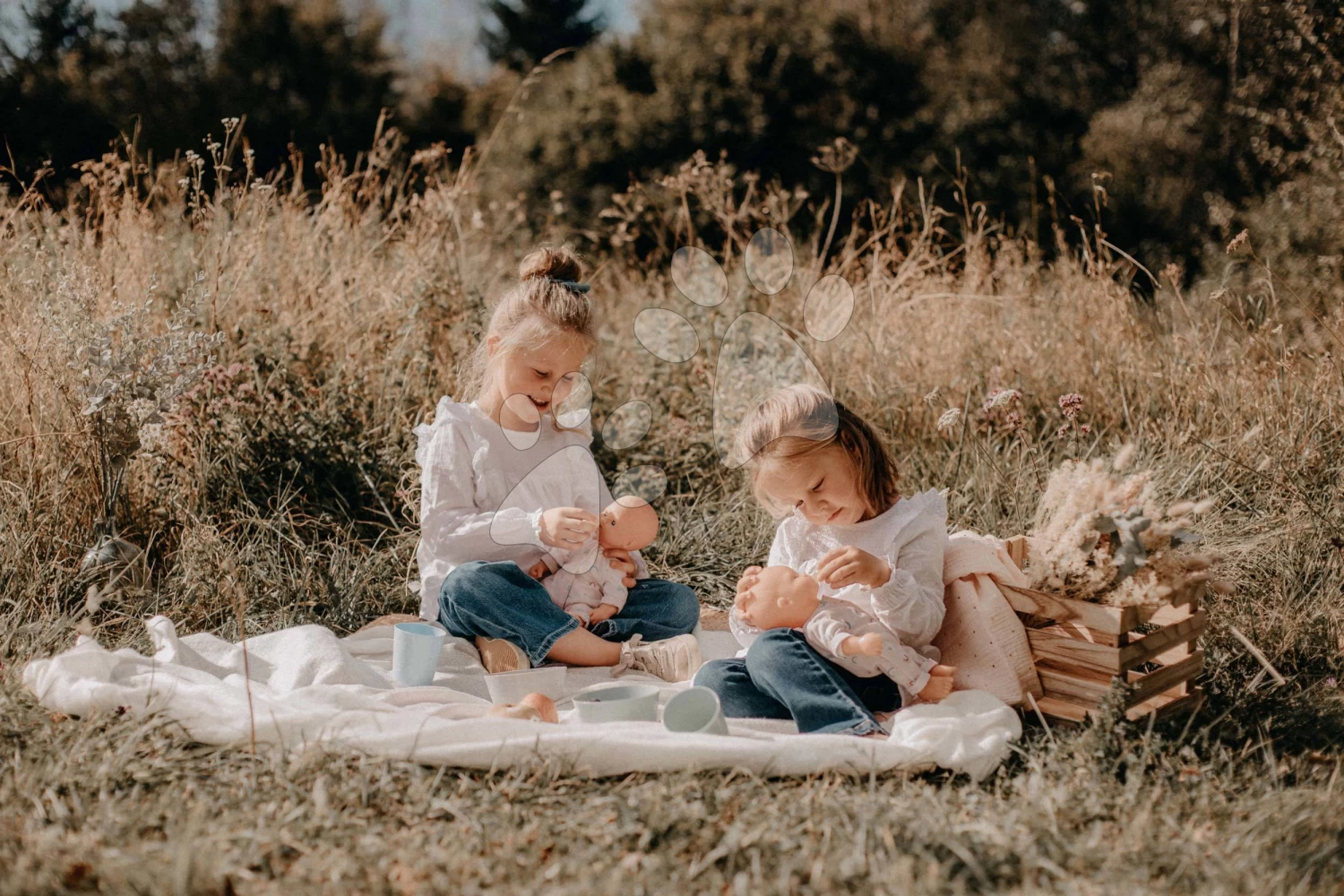 Set Elektronische Küche Mit Waschmaschine Und Bügelbrett Tefal Cleaning Kitchen 360° Smoby Und Ein Esszimmerstuhl Mit Wiege, Schlafsack Und 32 Cm Großer Puppe SM311050-1 – Bild 14