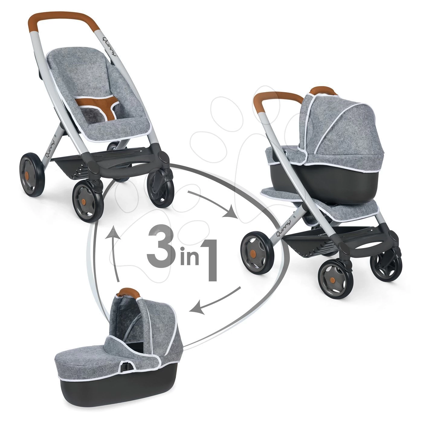 Set Restaurant Mit Elektronischer Küche Chef Corner Restaurant Smoby Und Puppenwagen Tief Und Sportlich DeLuxe Maxi Cosi&Quinny Grey – Bild 4