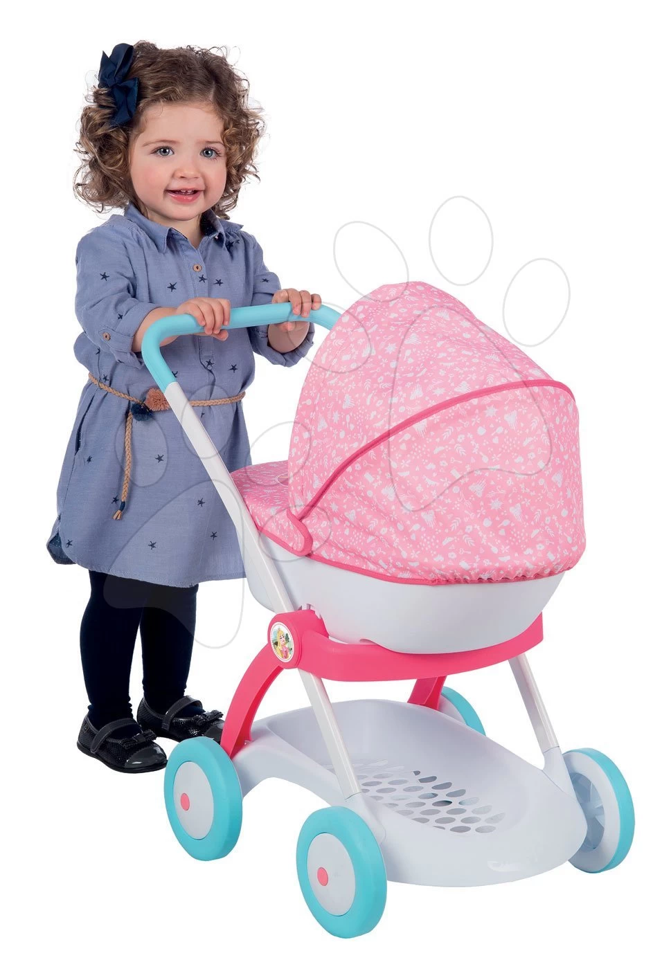 Küchenset Tefal Studio BBQ Bubbles Smoby Mit Magischem Sprudeln Und Tiefem Kinderwagen Für Baby Nurse Puppe (55 Cm Griff) – Bild 6