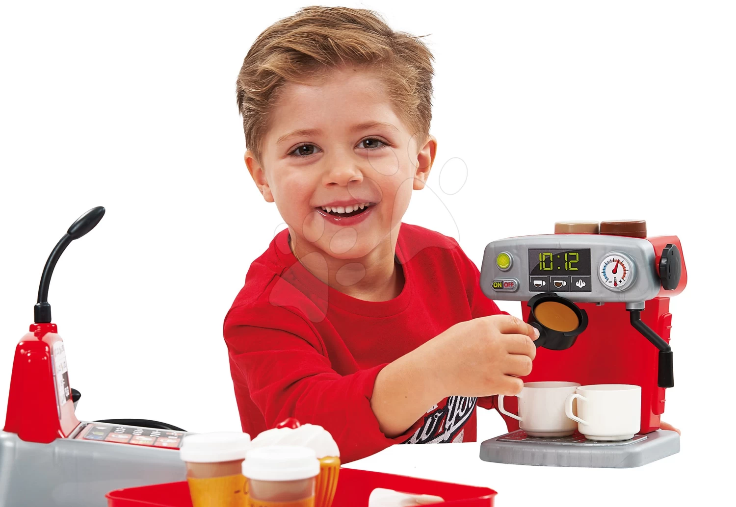 Set Küche Mit Technischer Ausstattung Tech Edition Smoby Elektronisches Und Kleines Café Mit Espressomaschine Und Desserts – Bild 13