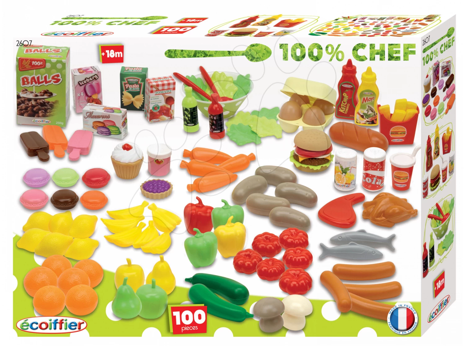 Küchenset Tefal Studio XXL Smoby Mit Magischem Sprudeln Und Einem Lebensmittelset 100 Stück – Bild 8