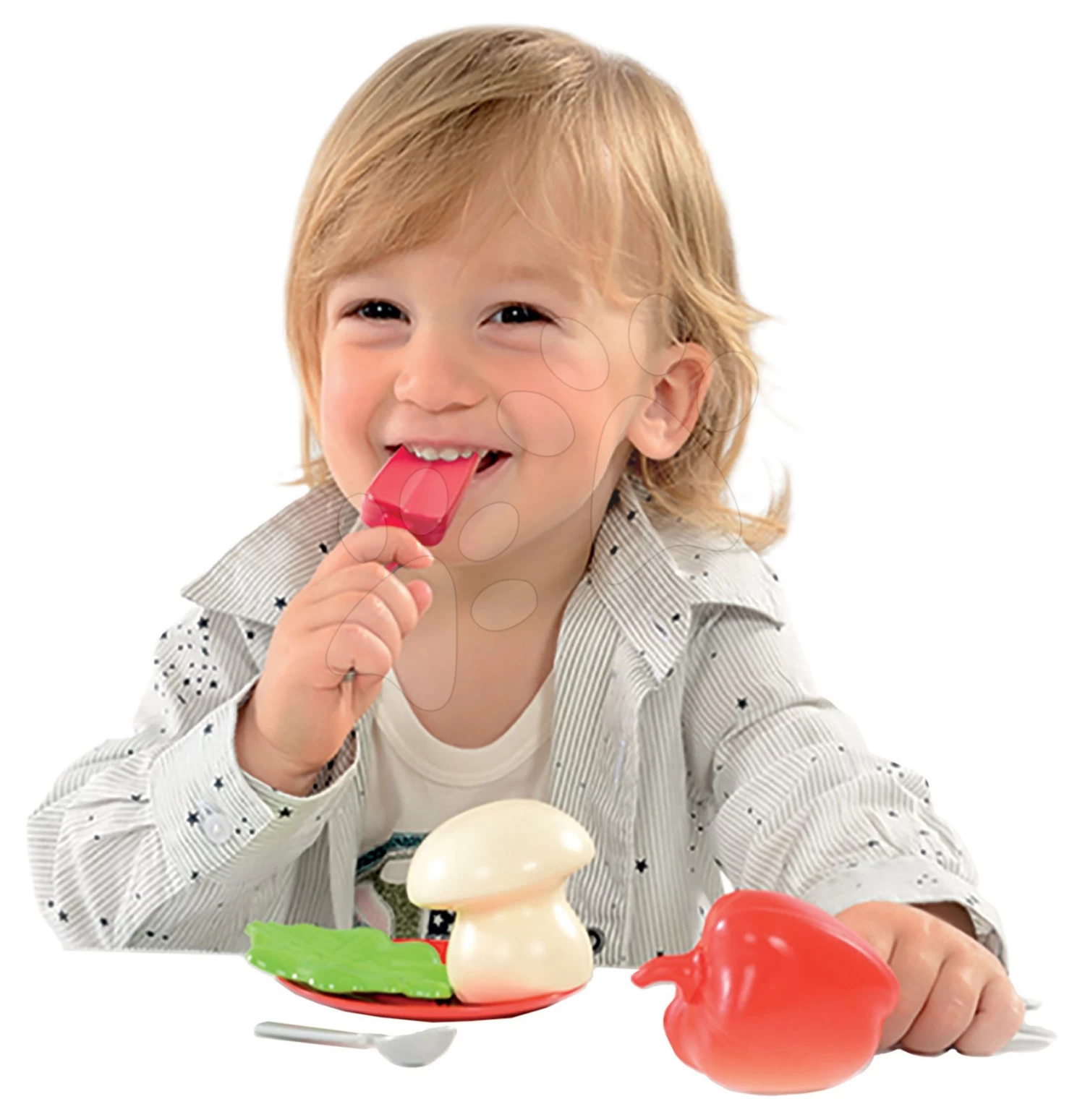 ECOIFFIER Lebensmittel Für Die Küche In Einer 100% Chef Écoiffier Box Mit 75 Zubehörteilen Ab 18 Monaten – Bild 2