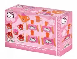 ECOIFFIER Hello Kitty Écoiffier Teeservice Groß Mit 33 Zubehörteilen Pink-orange Ab 18 Monaten