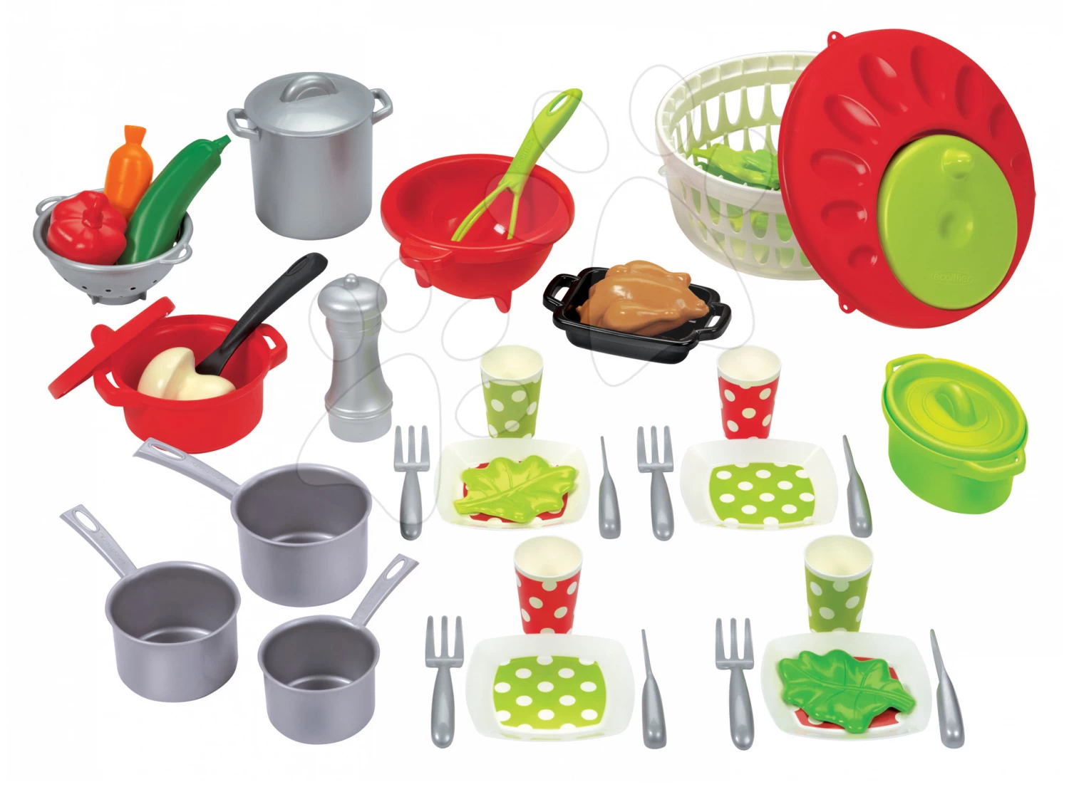 Set Küche Tefal Studio XXL Smoby Mit Magischem Sprudeln, Lunchset Mit Koch- Und Backset – Bild 5