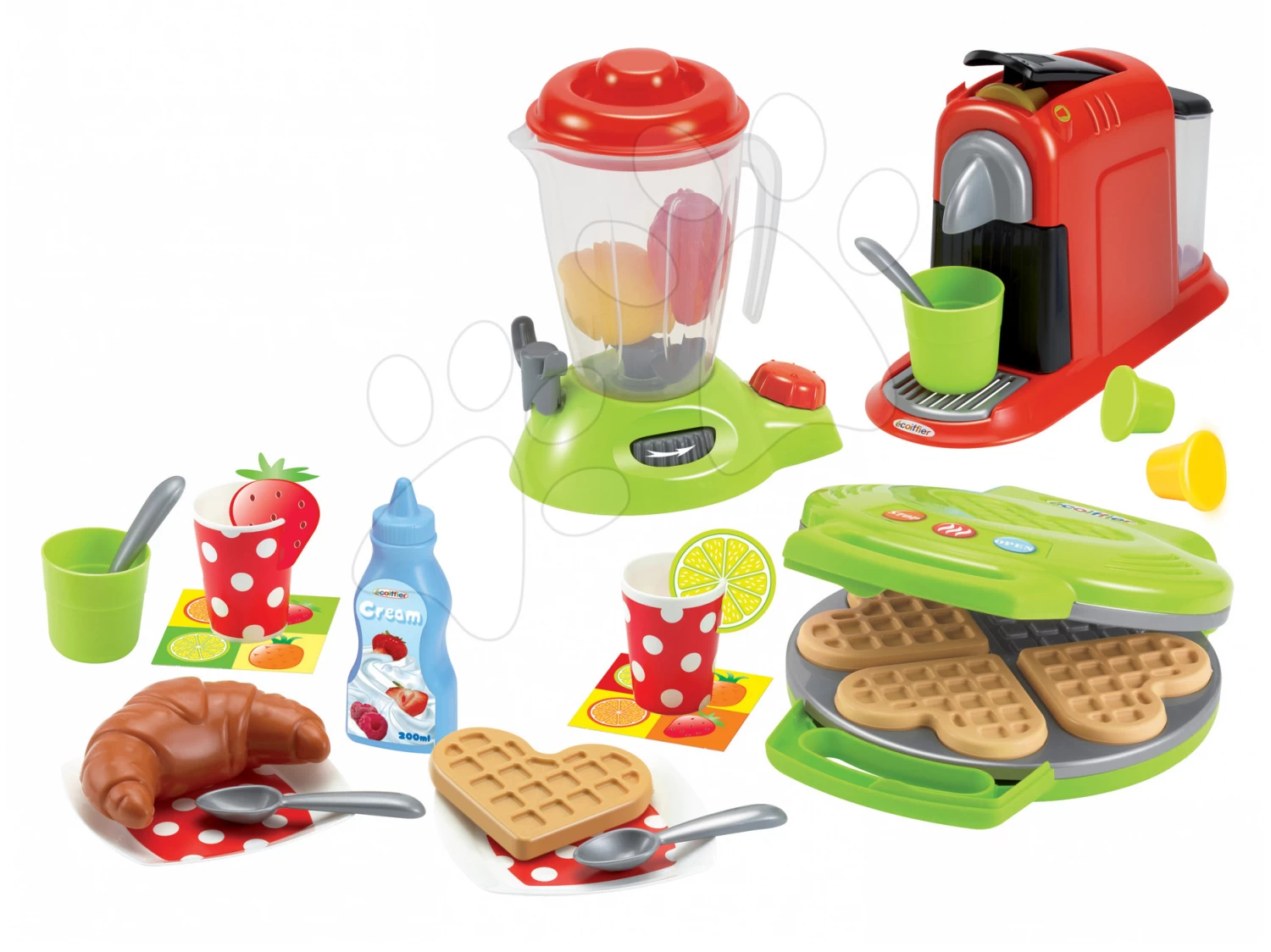 Küchenset Tefal Studio Bubble Smoby Türkis Elektronisch Mit Magischem Sprudeln Und Waffeleisen Mit Mixer, Kaffeemaschine Und Waffeln – Bild 4