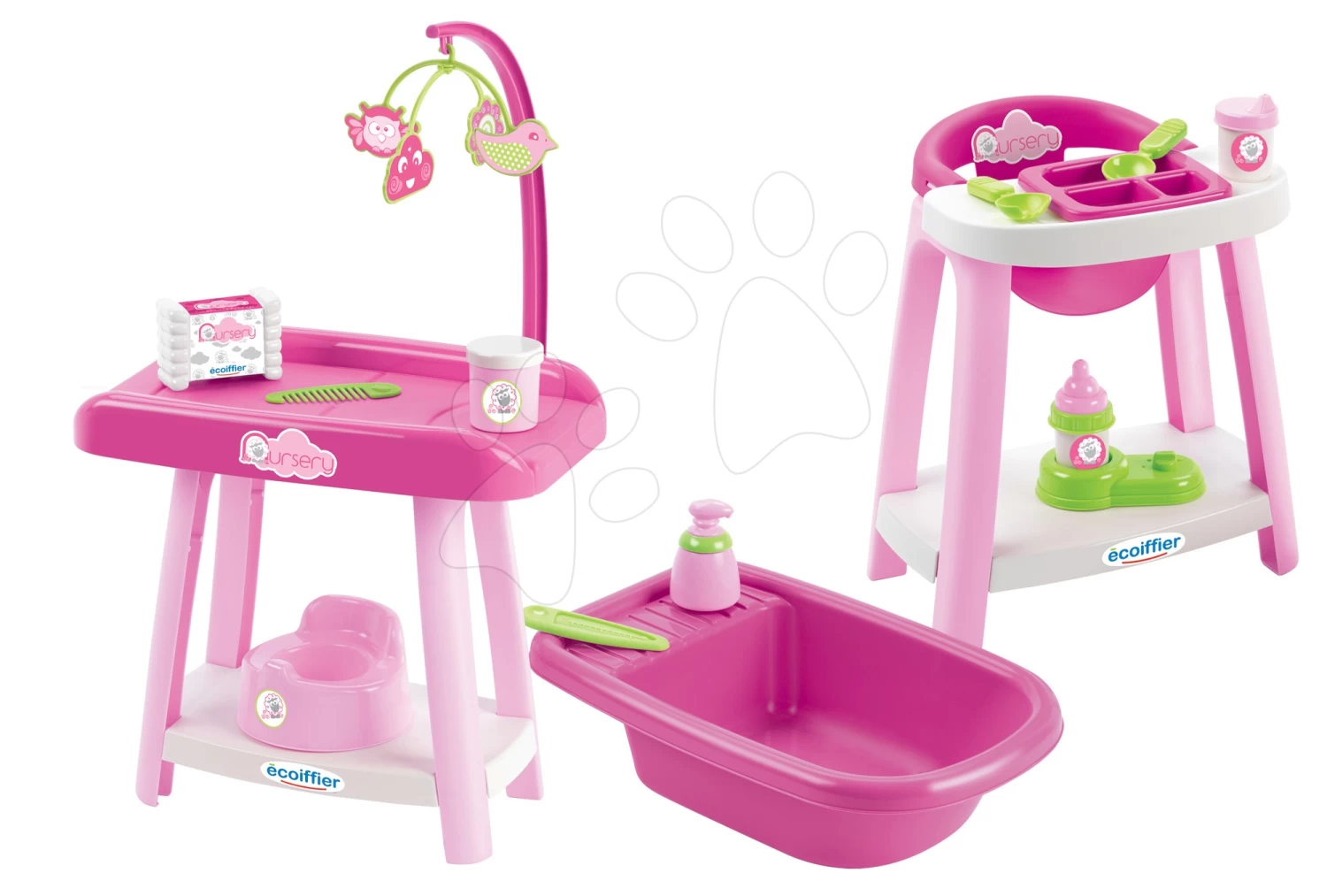 Küchenset Elektronisch Tefal Studio 360° XXL Bubble Smoby Karotte Und Wickeltisch Mit Stuhl Und Tablett Kinderzimmer 3in1 – Bild 4