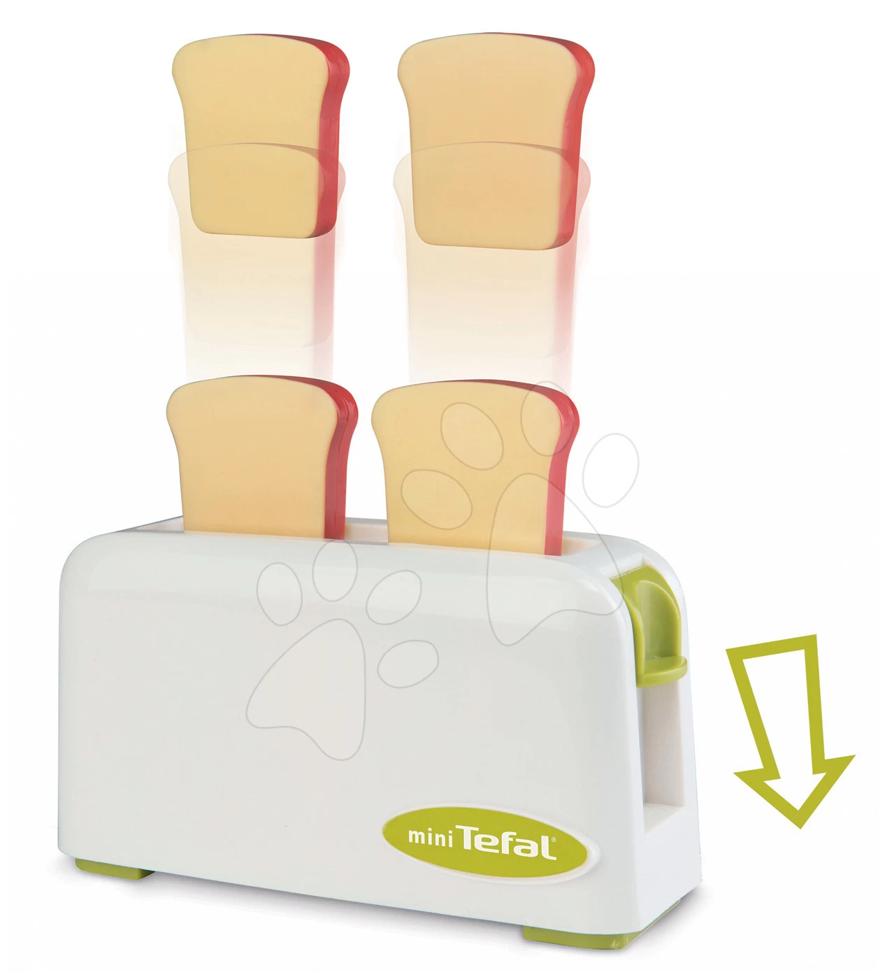 Mini Tefal Smoby Toaster-Set, Tefal Handmixer, Tefal Schnellkochtopf, Tefal Swing Tauchmischer Und Lebensmittel Im Netz – Bild 2