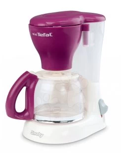 Frühstücksset Mit Kaffeemaschine Und Toaster Mini Tefal Smoby Weiß-burgunder