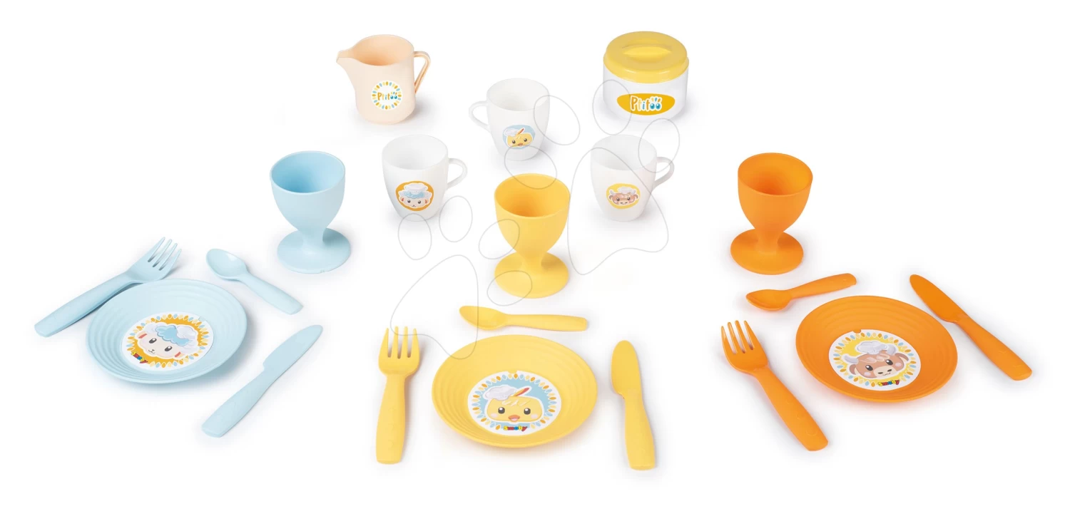 Picknickkorb Ptitoo Smoby Mit Tellern Und Tassen Ab 18 Monaten – Bild 2