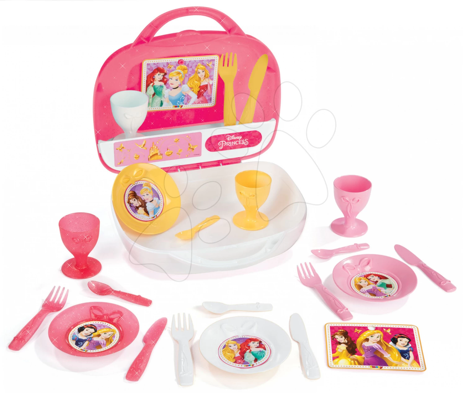Lunchset Im Disney Princess Smoby Koffer Mit Kuchen 19 Stück – Bild 2