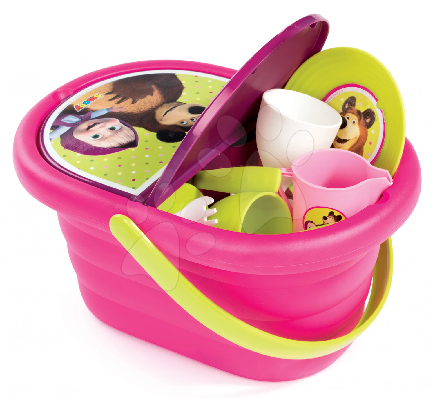 Küchenset Tefal Studio Smoby Mit Sounds Und Picknickkorb Mascha Und Der Bär – Bild 7