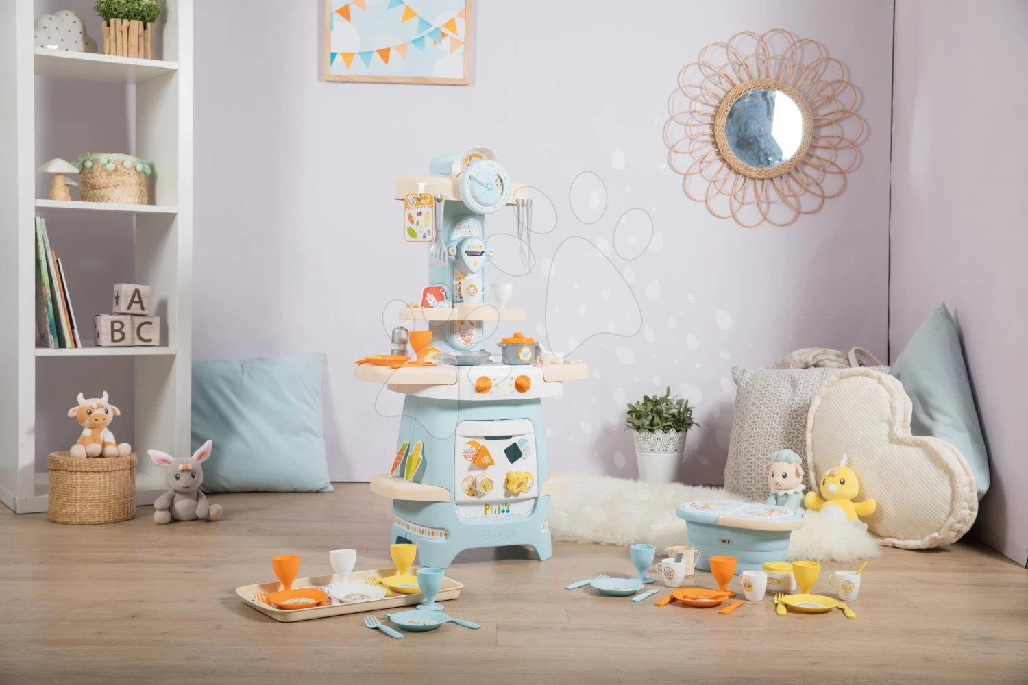 Picknickkorb Ptitoo Smoby Mit Tellern Und Tassen Ab 18 Monaten – Bild 6