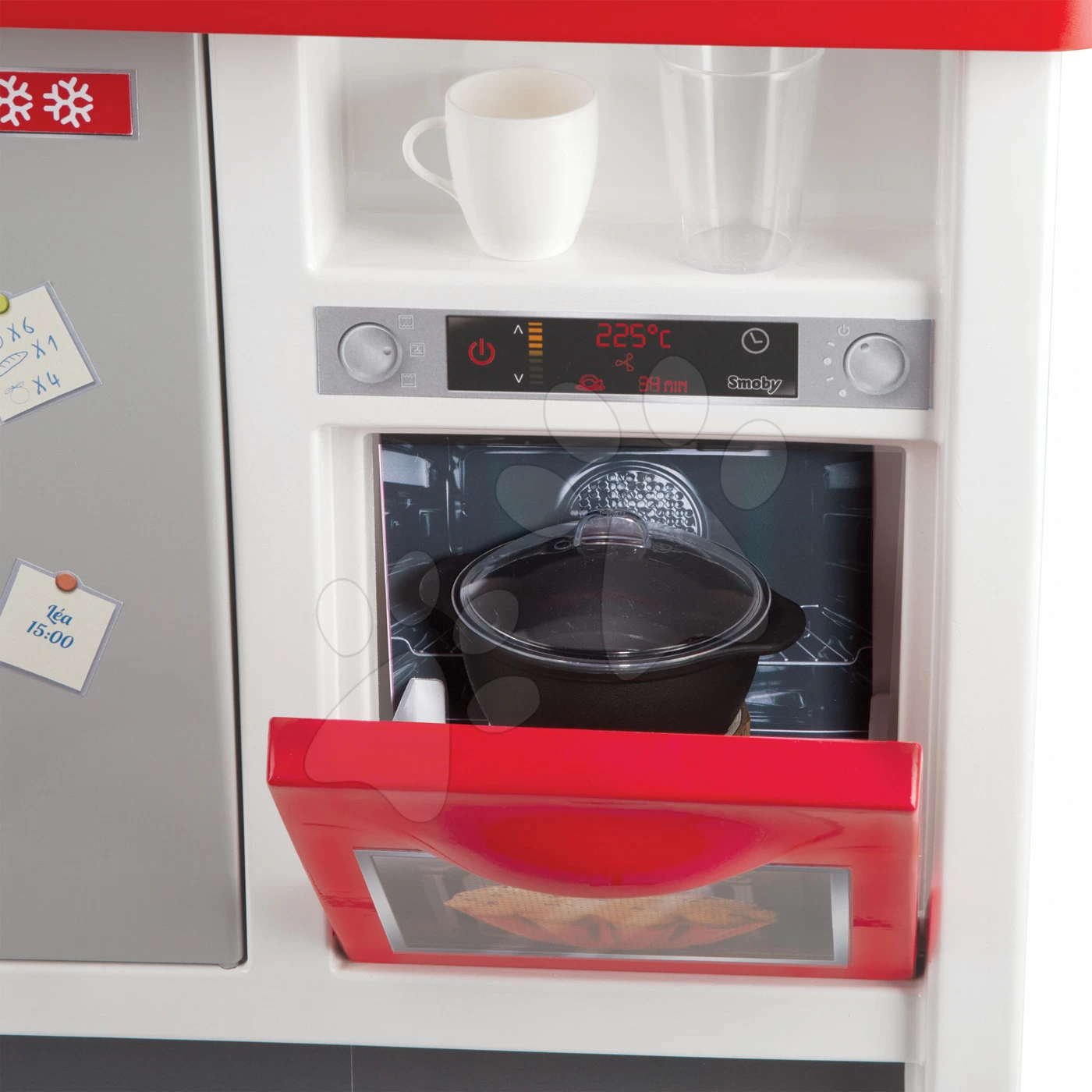 Küchenset Guten Appetit Smoby Mit Sounds Und Kaffeemaschine Und Lebensmitteln Im Netz Bubble Cook – Bild 4