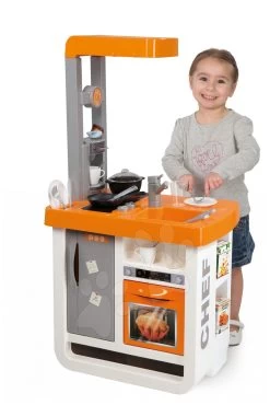 Küchenset Bon Appétit Chef Smoby Mit Kühlschrank Und Kaffeemaschine Und Frühstückswagen 100% Chef