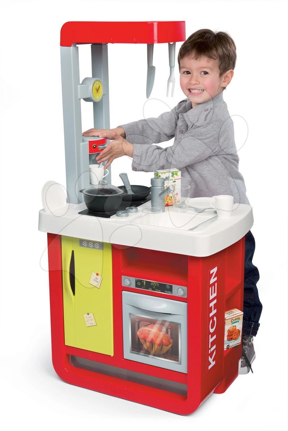 Küchenset Cherry Special Smoby Mit Sound Und Kaffeemaschine Undund Lebensmitteln Im Netz Bubble Cook – Bild 10