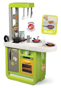 Küchenset Cherry Kitchen Smoby Mit Sound Und Kaffeemaschine Und Lebensmitteln Im Netz Bubble Cook