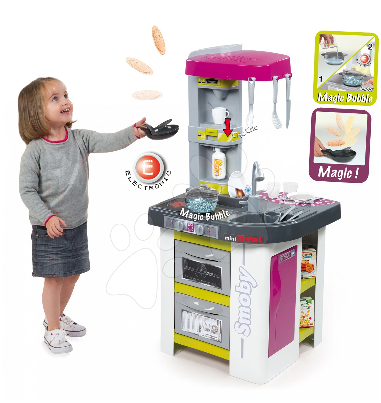 Küchenset Tefal Studio BBQ Bubbles Smoby Mit Magischem Sprudeln Und Einer Werkstatt Mit Einer Black+Decker-Bohrmaschine – Bild 10