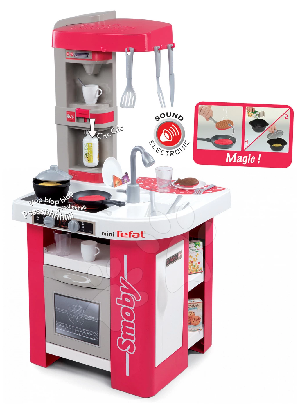 Küchenset Tefal Studio Smoby Mit Sounds Und Picknickkorb Mascha Und Der Bär – Bild 10