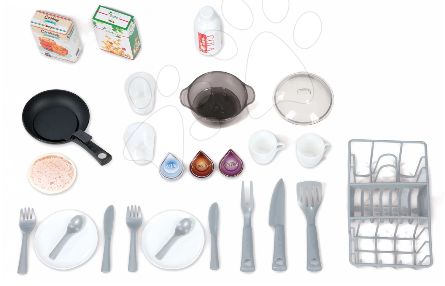 Küchenset Tefal Studio Bubble Smoby Türkis Elektronisch Mit Magischem Sprudeln Und Waffeleisen Mit Mixer, Kaffeemaschine Und Waffeln – Bild 10