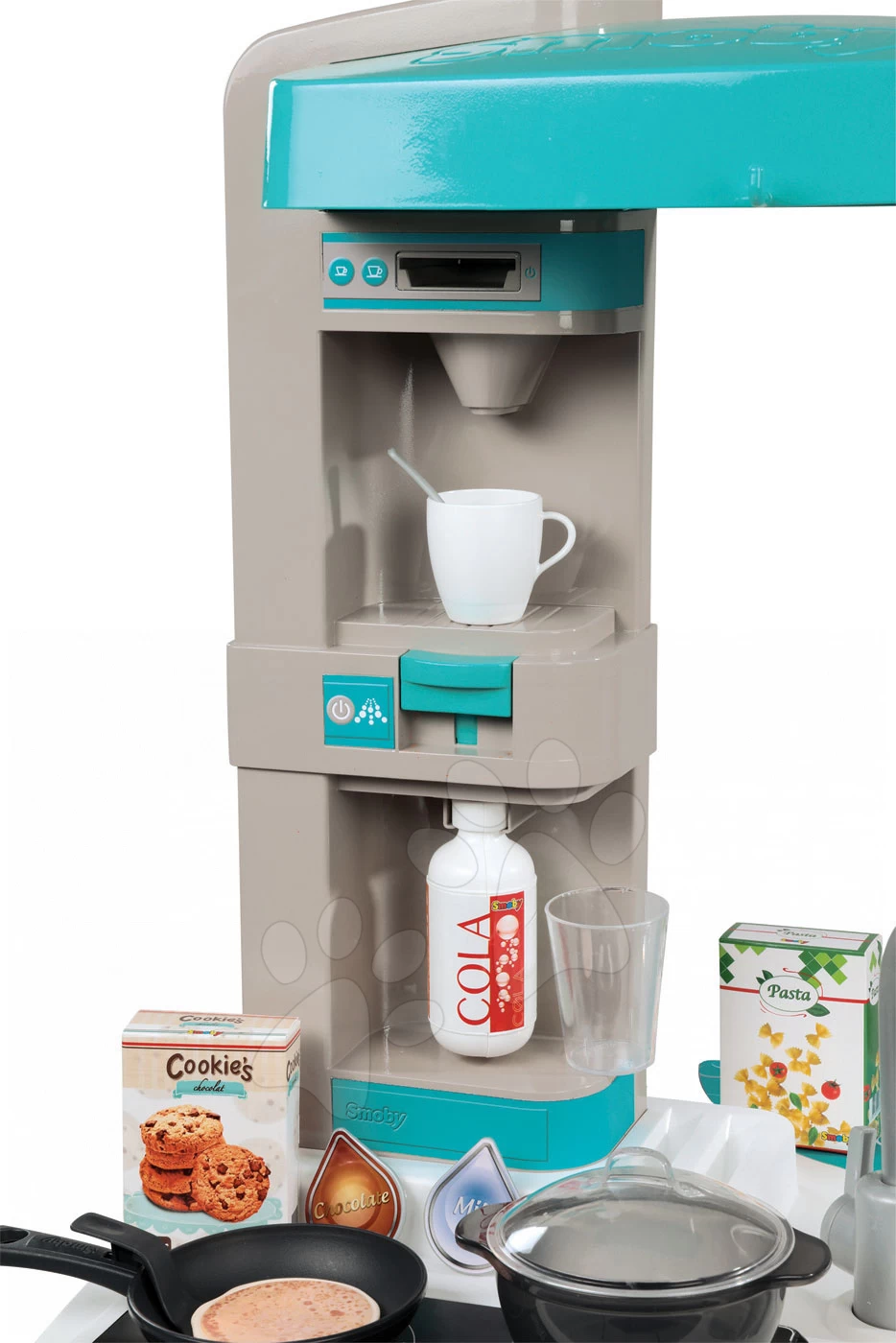 Küchenset Tefal Studio Bubble Smoby Türkis Elektronisch Mit Magischem Sprudeln Und Waffeleisen Mit Mixer, Kaffeemaschine Und Waffeln – Bild 12