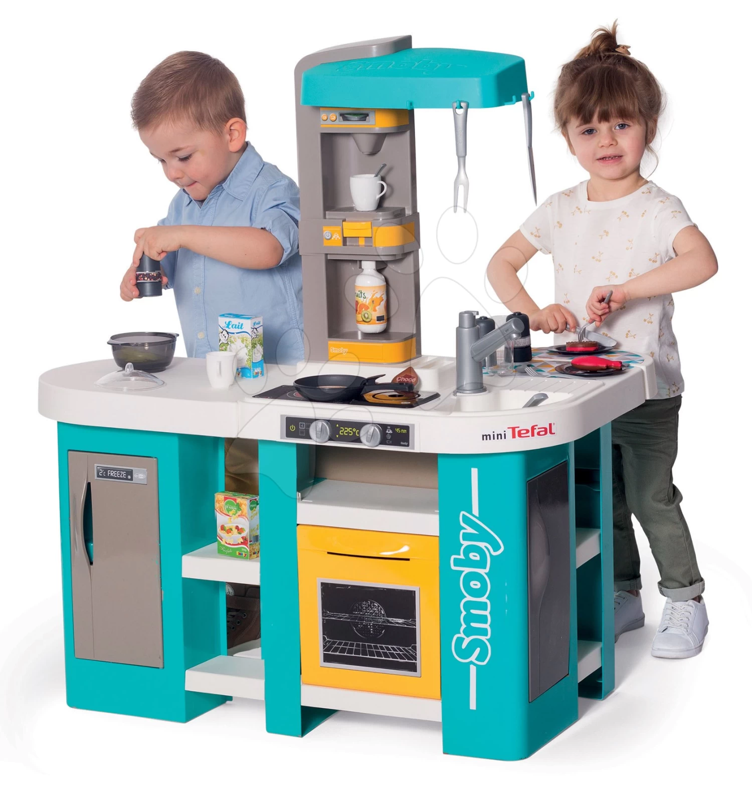 Küchenset Elektronisch Tefal Studio 360° XL Bubble Smoby Und Eine Mini-Shop-Kasse Mit Terminal – Bild 5