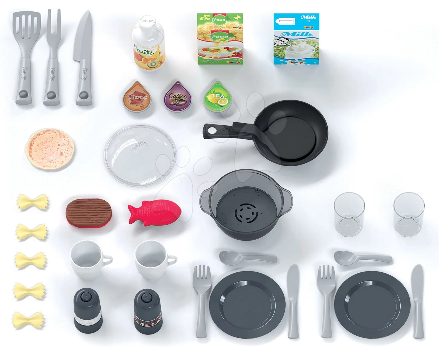 Küchenset Elektronisch Tefal Studio 360° XL Bubble Smoby Karotte Und Maxi Power Bagger Mit Sitz Und Spielzeugauto – Bild 7