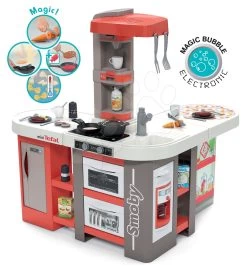 Küchenset Elektronisch Tefal Studio 360° XXL Bubble Smoby Karotte Und Fast Food Mit Kasse Und 44 Zubehörteilen