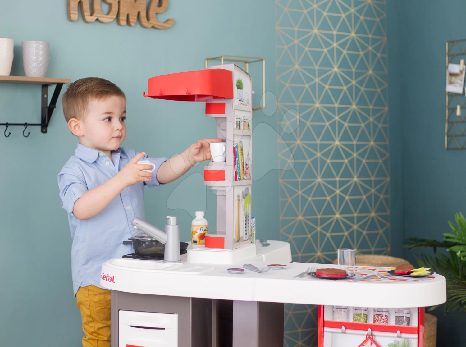 Küchenset Elektronisch Tefal Studio 360° XXL Bubble Smoby Karotte Und Little Pupils Malbank Und Magnete Mit Doppelseitiger Tafel – Bild 19