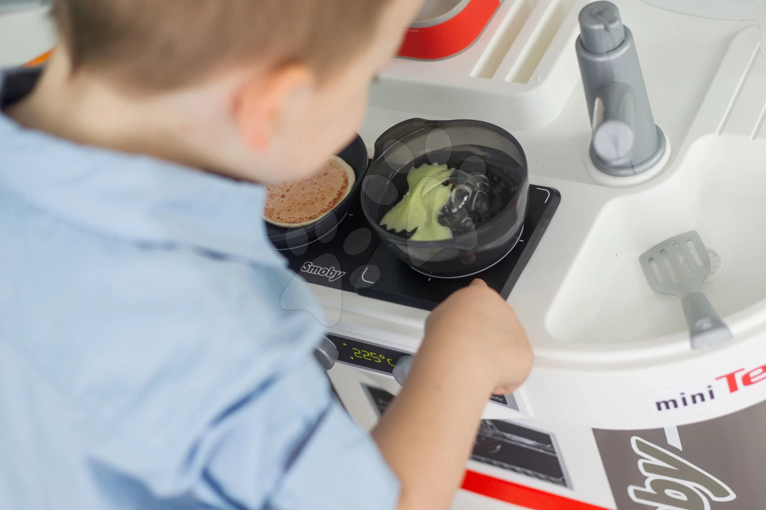 Elektronische Küche Tefal Studio 360 ° XXL Bubble Smoby Mit Magischem Sprudeln Eis Und Pasta Mit Karotte Und 39 Zubehörteilen – Bild 19