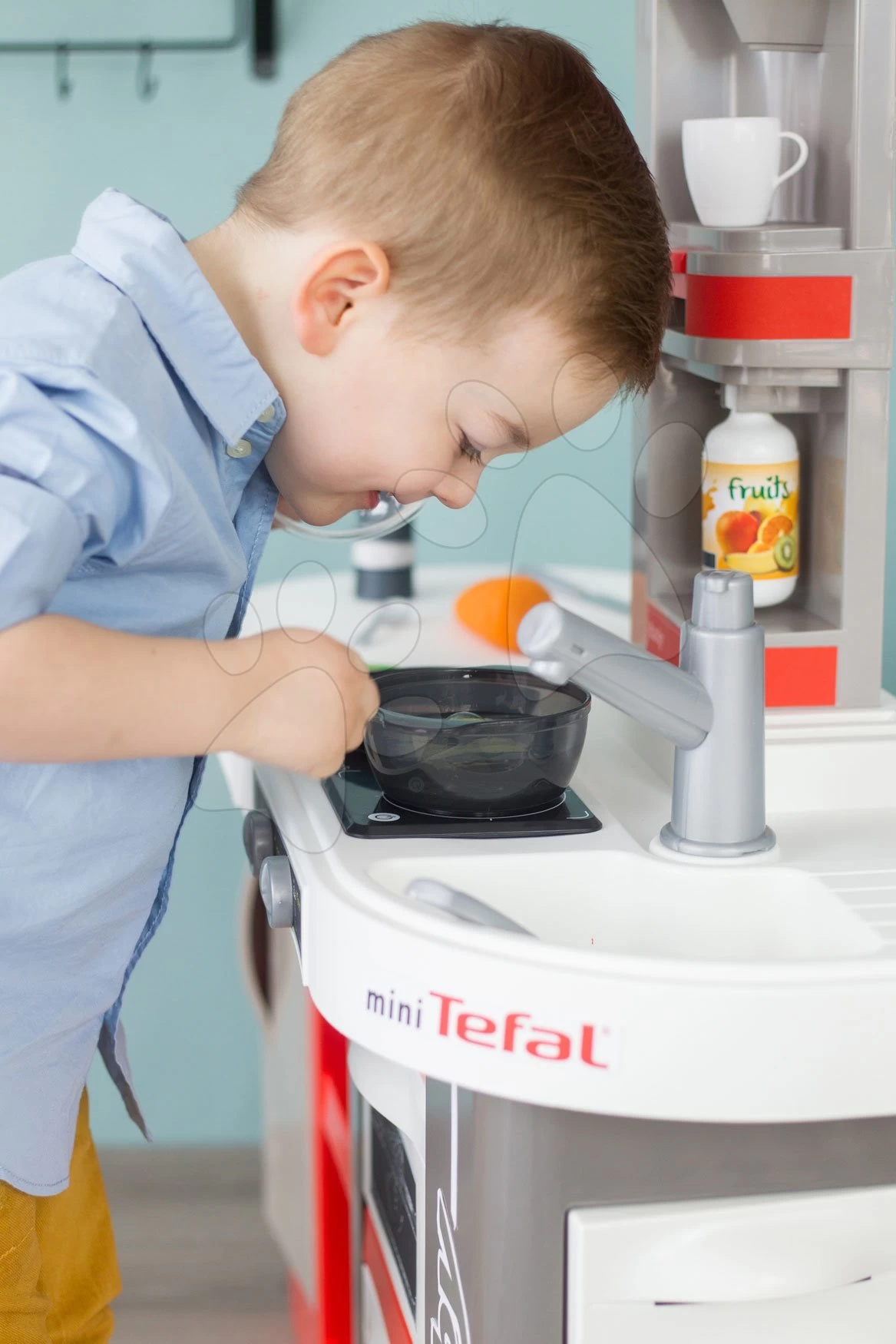 Elektronische Küche Tefal Studio 360 ° XXL Bubble Smoby Mit Magischem Sprudeln Eis Und Pasta Mit Karotte Und 39 Zubehörteilen – Bild 20