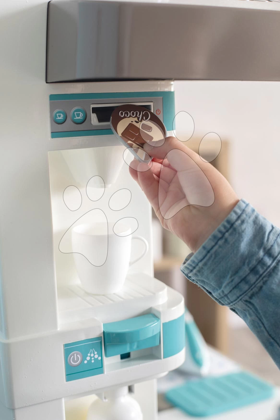 Elektronische Spielküche Mit Waschmaschine Und Bügelbrett Tefal Cleaning Kitchen 360° Smoby Mit Ton Und Funktionsgeräten 36 Zubehör 100 Cm Höhe/51 Cm Theke SM311050 – Bild 5