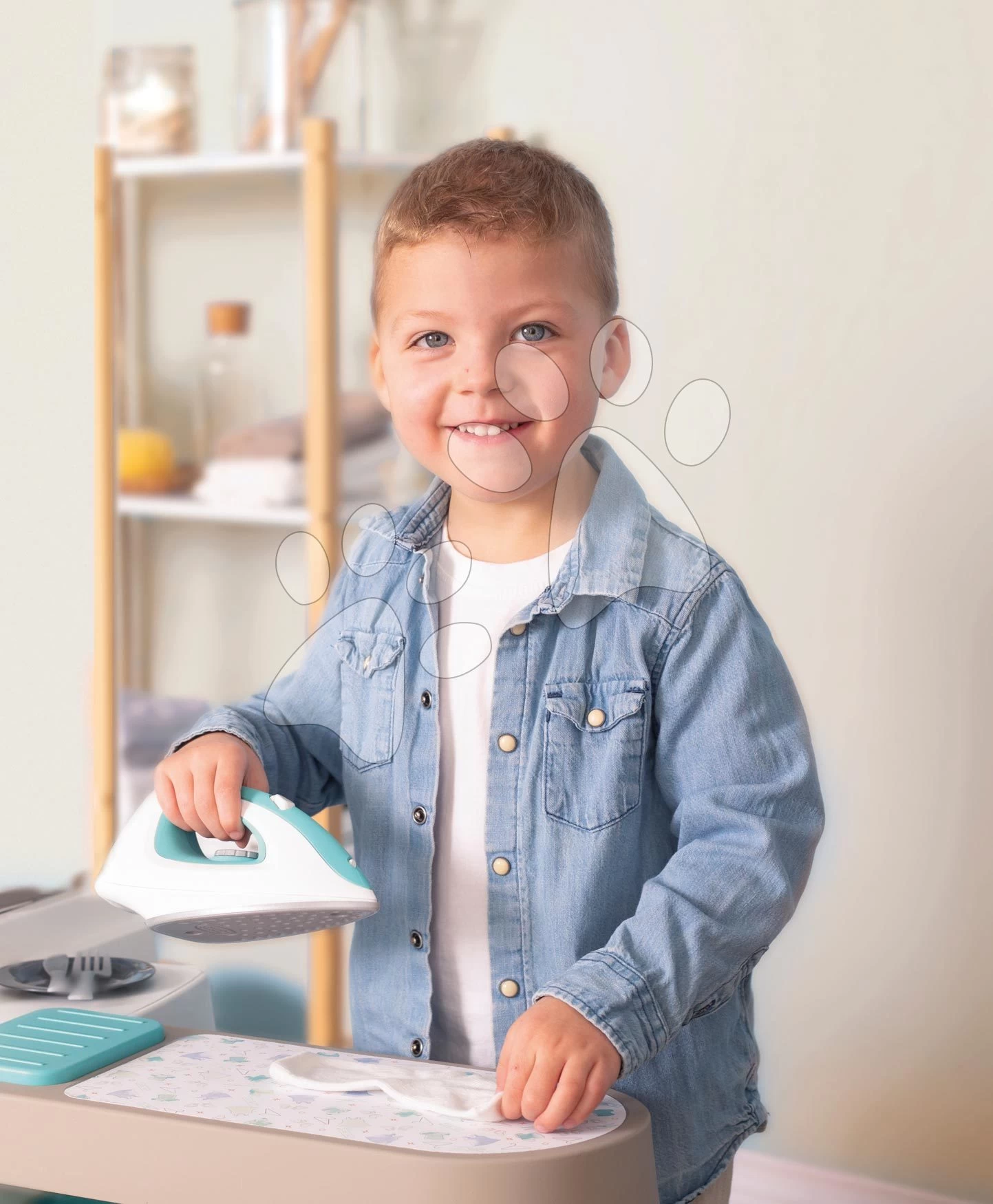 Set Elektronische Küche Mit Waschmaschine Und Bügelbrett Tefal Cleaning Kitchen 360° Smoby Und Ein Lebensmittelgeschäft Und Ein Pralinen- Kochbuch SM311050-35 – Bild 15