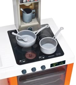 Küche Tefal Cheftronic Orange Smoby Elektronisch Mit Sound Und Licht Und 20 Zubehörteilen 62 Cm Hoch