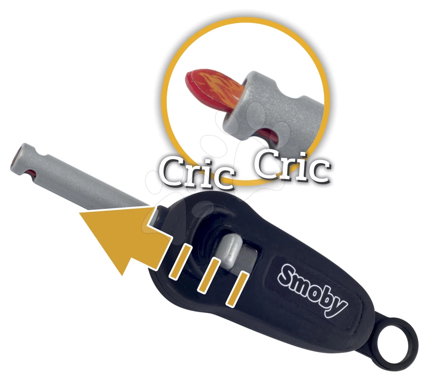 Grill Barbecue Smoby Mit Mechanischen Funktionen Und Sound Und 18 Zubehörteilen 73 Cm Hoch – Bild 5