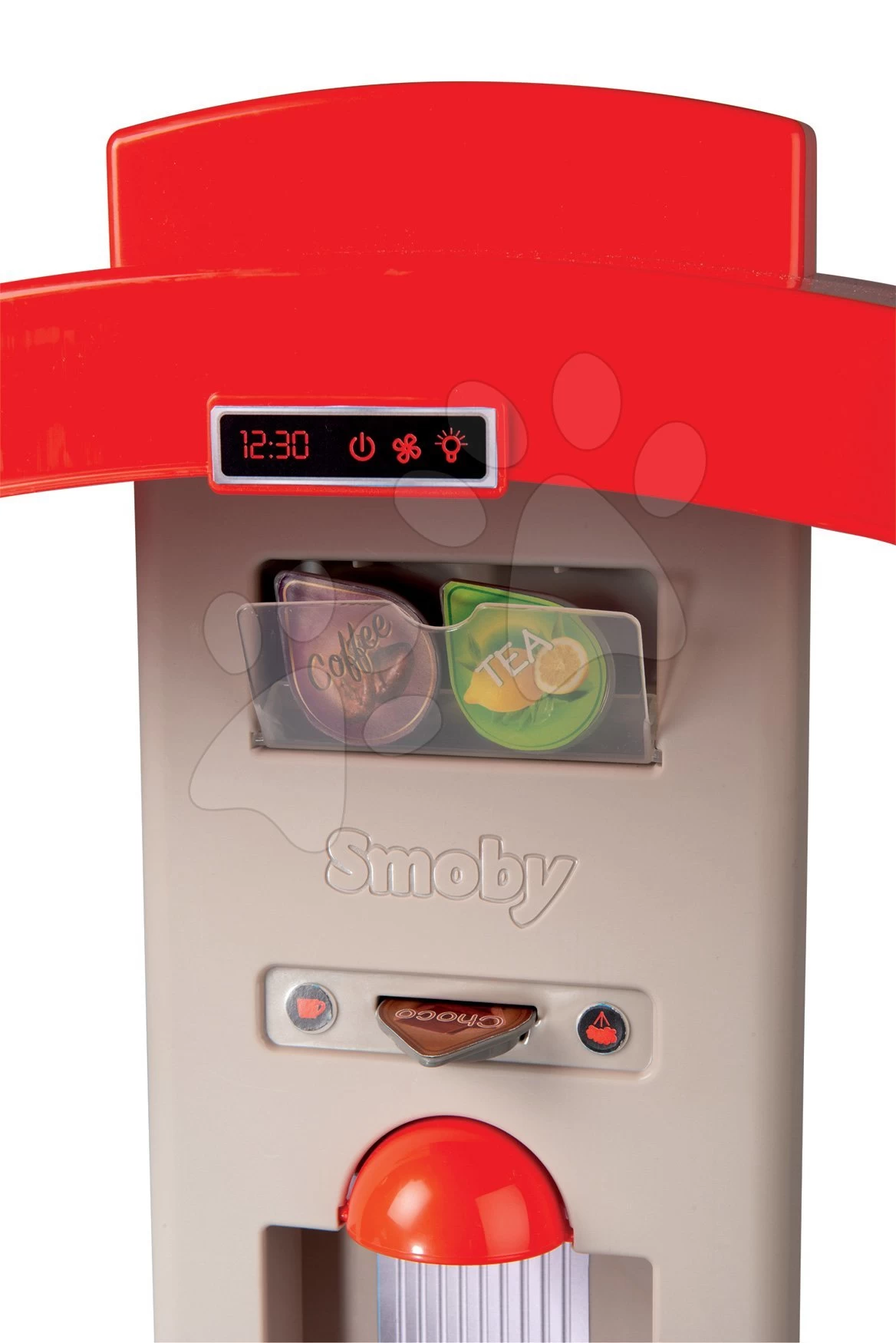 Set Klappküche Tefal Opencook Smoby Rot Mit Kaffeemaschine Und Kühlschrank Und Mit Stuhl Und Hocker – Bild 13