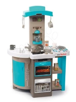 Klappküche Tefal Opencook Smoby Blau Mit Zauberhaftem Sprudeln Kaffeemaschine Kühlschrank Und 24 Zubehörteilen