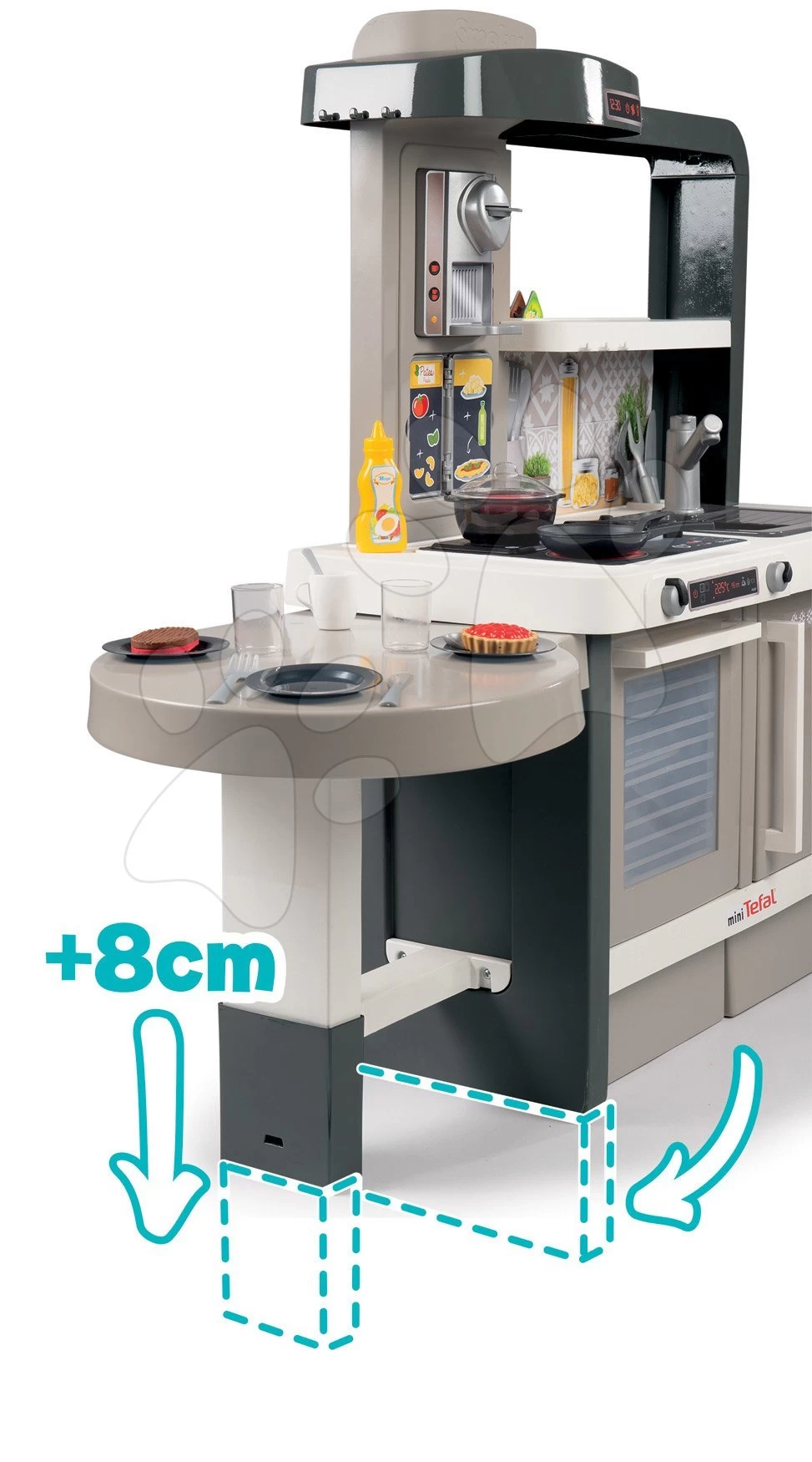 Set Küche Wachsend Mit Fließendem Wasser Tefal Evolutive Smoby Und Baguette&Croissant Bakery Mit Waffeleisen – Bild 18