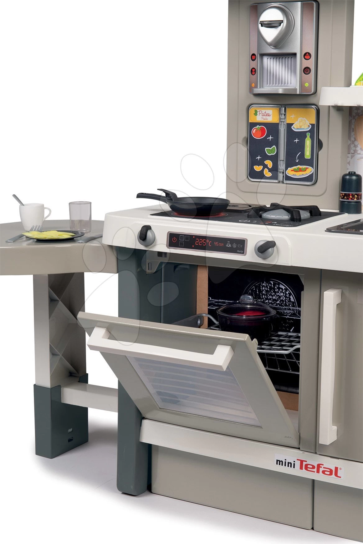 Set Küche Wachsend Mit Fließendem Wasser Tefal Evolutive Smoby Und Eine Mikrowelle Mit Tefal-Geräten – Bild 19