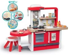 Set Küche Wachsend Mit Fließendem Wasser Tefal Evolutive Grand Chef Smoby Und Elektronisches Pflegezentrum Und Stuhl