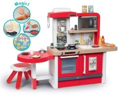 Küchenset Mitwachsend Mit Fließendem Wasser Und Mikrowelle Tefal Evolutive Smoby Und Kosmetiktisch 2in1 Prinzessinnen