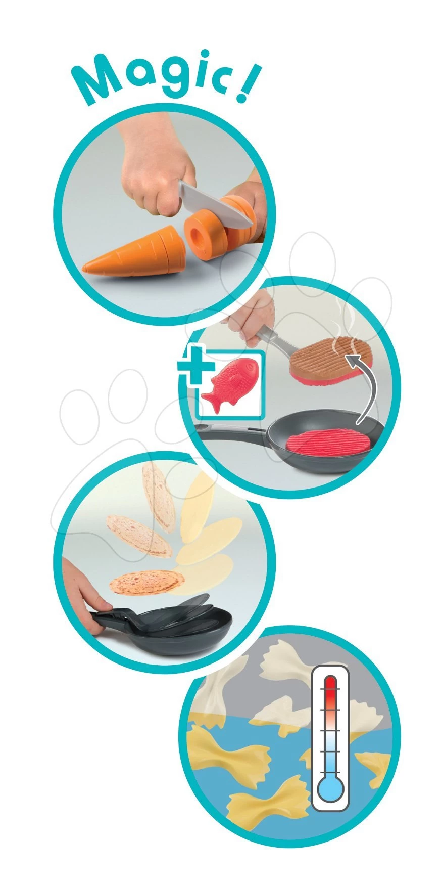 Spielküchenset Mit Fließendem Wasser Und Mikrowelle Tefal Evolutive Smoby Und Staubsauger Elektronisch Rowenta Air Force 360 – Bild 14