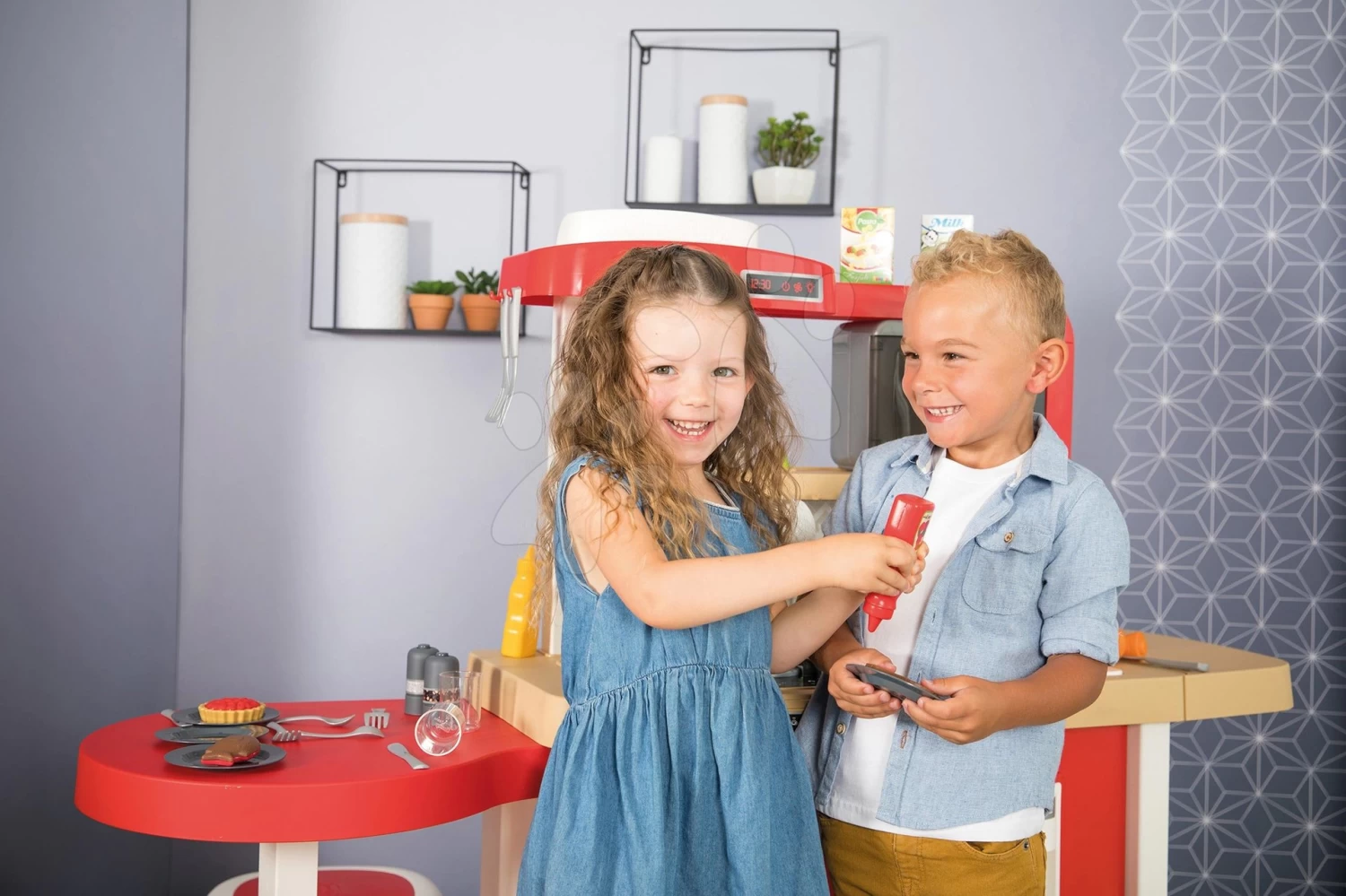 Spielküchenset Mit Fließendem Wasser Und Mikrowelle Tefal Evolutive Smoby Und Staubsauger Elektronisch Rowenta Air Force 360 – Bild 18