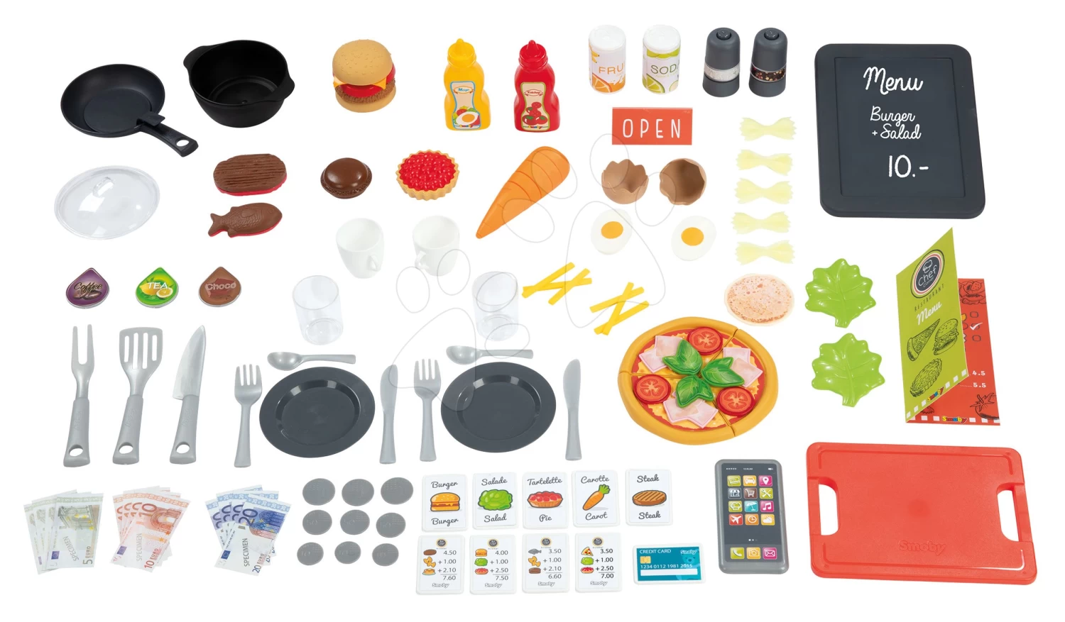 Set Restaurant Mit Elektronischer Küche Chef Corner Restaurant Smoby Und Puppenwagen Tief Und Sportlich DeLuxe Maxi Cosi&Quinny Grey – Bild 10