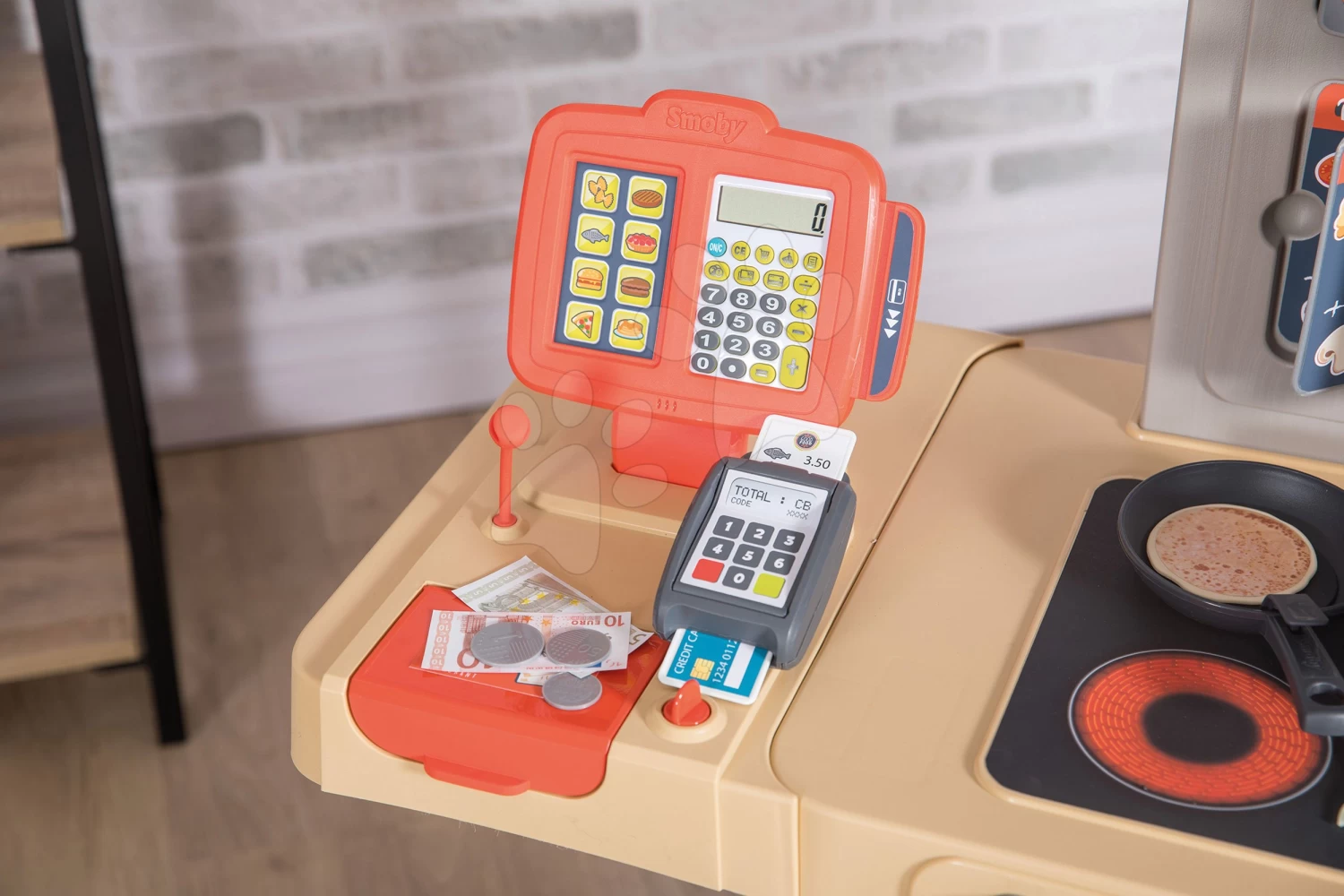 Set Restaurant Mit Elektronischer Küche Chef Corner Restaurant Smoby Und Puppenwagen Tief Und Sportlich DeLuxe Maxi Cosi&Quinny Grey – Bild 15